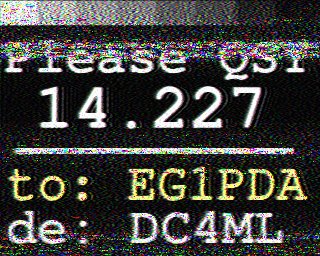 SSTV image from IU0FBK_20M