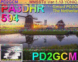 SSTV image from IU0FBK_20M