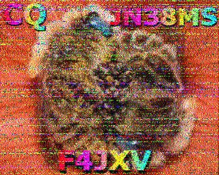 SSTV image from IU0FBK_20M