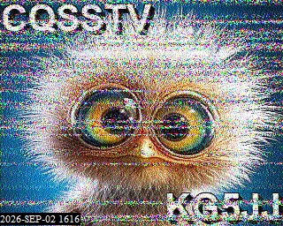 SSTV image from KO6KL_20M
