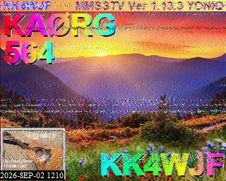 SSTV image from KP4TR_20M