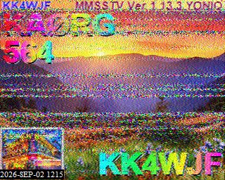 SSTV image from KP4TR_20M