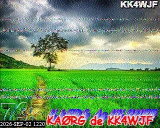 SSTV image from KP4TR_20M