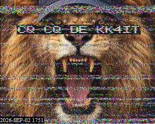 SSTV image from KP4TR_20M