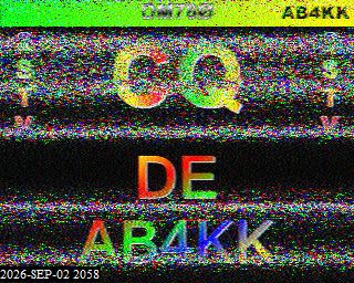 SSTV image from KP4TR_20M