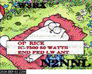 SSTV image from KP4TR_20M