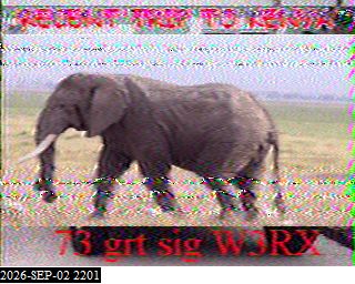 SSTV image from KP4TR_20M