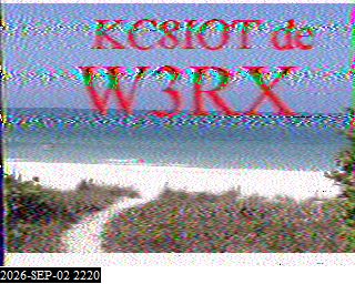 SSTV image from KP4TR_20M