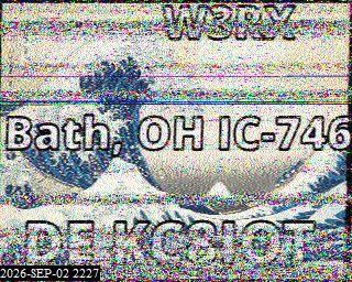 SSTV image from KP4TR_20M