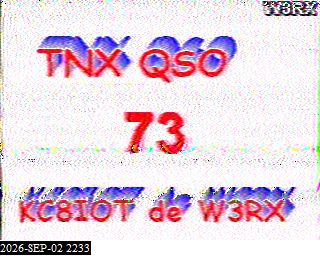 SSTV image from KP4TR_20M