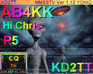 SSTV image from KP4TR_20M