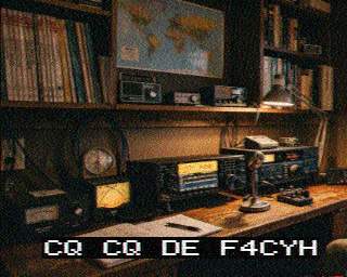 SSTV image from PA3ADE_2M