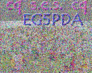 SSTV image from PD2PW_20M