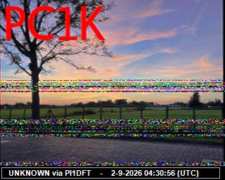 SSTV image from PI1DFT_2M