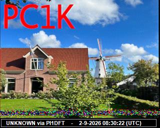 SSTV image from PI1DFT_2M