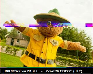 SSTV image from PI1DFT_2M