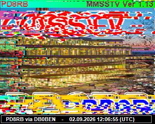 SSTV image from PI1DFT_2M