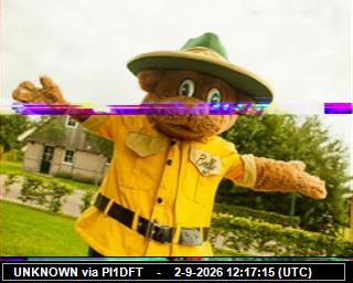 SSTV image from PI1DFT_2M