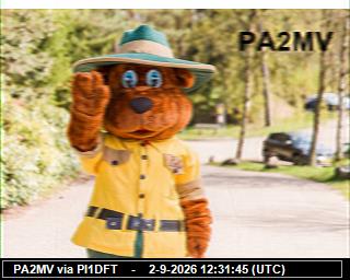 SSTV image from PI1DFT_2M
