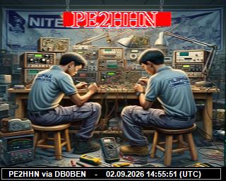 SSTV image from PI1DFT_2M