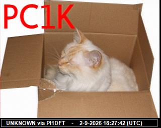 SSTV image from PI1DFT_2M