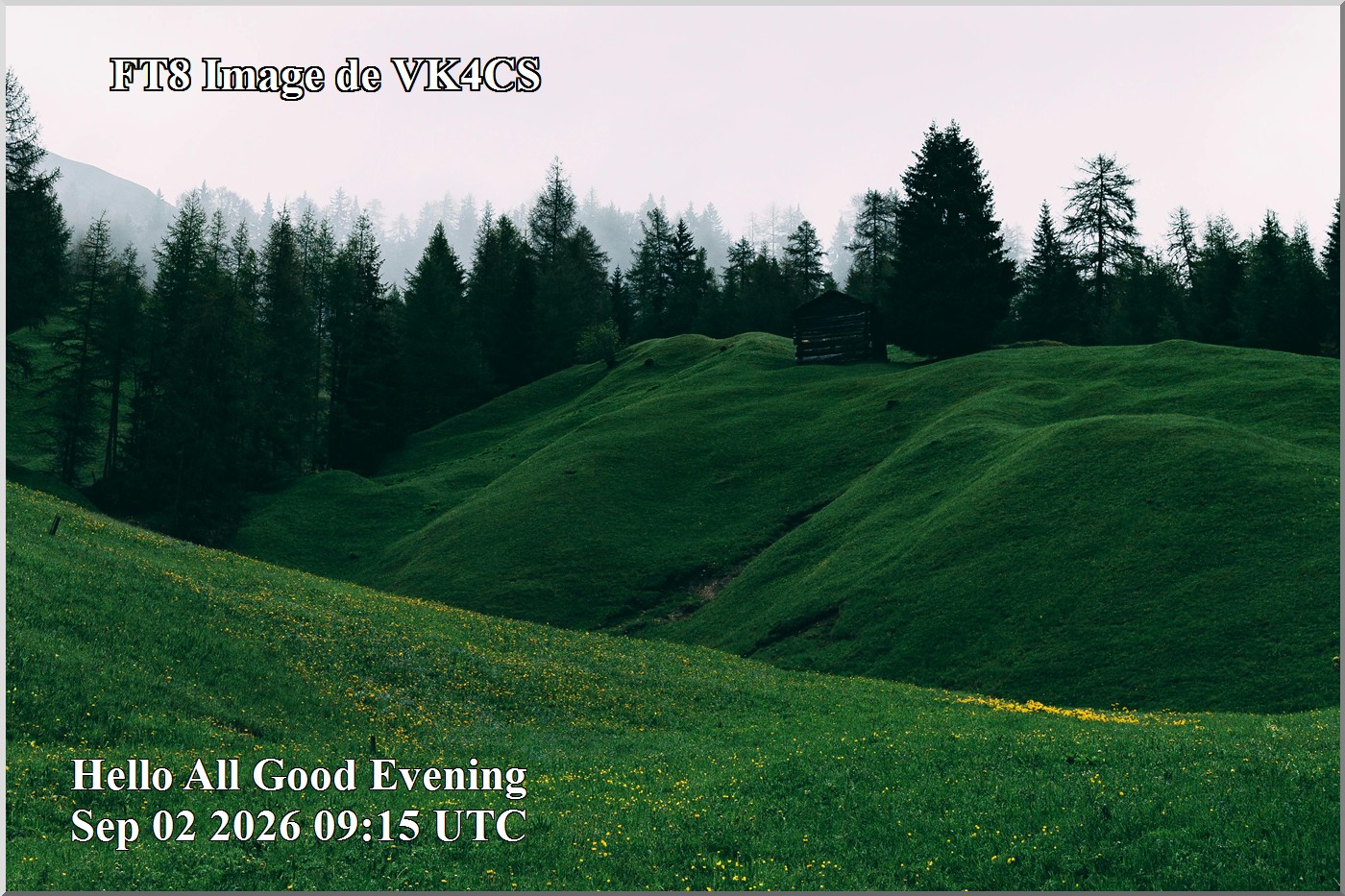 SSTV image from VK2DGH_2M