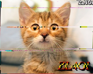 SSTV image from VK3DNH_2M