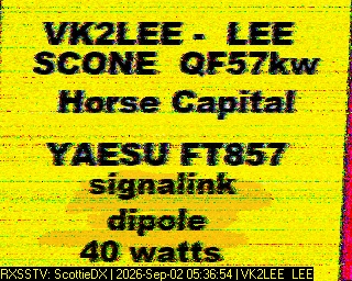 SSTV image from VK7DIK_2M