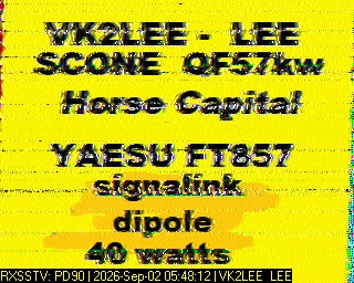 SSTV image from VK7DIK_2M