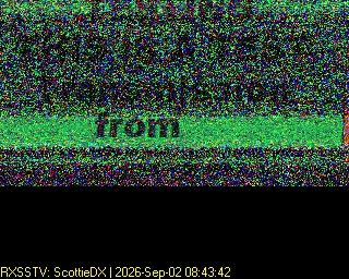 SSTV image from VK7DIK_2M