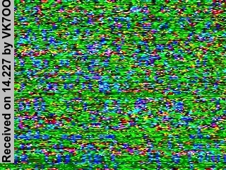 SSTV image from VK7OO_20M