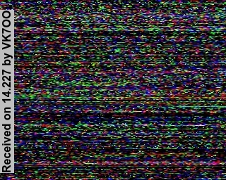 SSTV image from VK7OO_20M