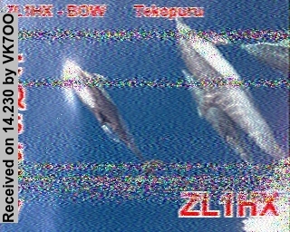 SSTV image from VK7OO_20M