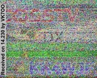 SSTV image from VK7OO_20M