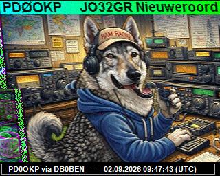SSTV image from VK7RDR_2M