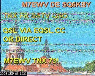 SSTV image from 2E0FWE_20M