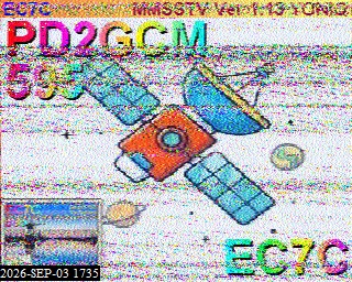 SSTV image from 2E0FWE_20M