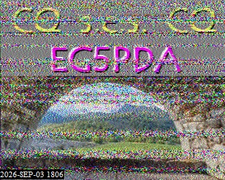 SSTV image from 2E0FWE_20M