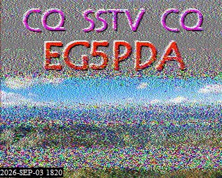 SSTV image from 2E0FWE_20M