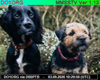 SSTV image from DB0PTB_2M