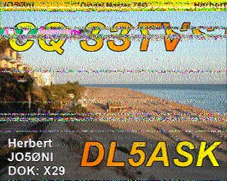 SSTV image from IU0FBK_20M