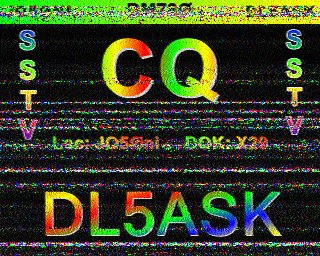 SSTV image from IU0FBK_20M