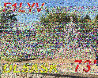 SSTV image from IU0FBK_20M