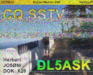 SSTV image from IU0FBK_20M