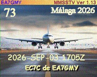 SSTV image from IU0FBK_20M