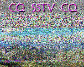 SSTV image from IU0FBK_20M