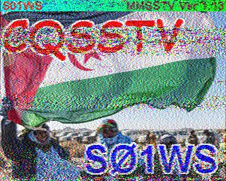 SSTV image from IU0FBK_20M