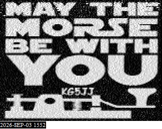 SSTV image from KO5MO_20M