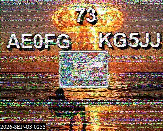 SSTV image from KO6KL_20M