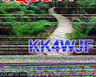 SSTV image from KO6KL_20M